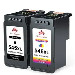 Produktbild: Toner Kingdom PG-545XL CL-546XL Kompatibel für Canon Druckerpatronen 545 546 XL für Canon TS3450 Tintenpatronen für Pixma TS3350 TS3150 TS3351 TS3452 TR4550 TR4551 TR4650 MX495 Tinte (Schwarz, Farbe)