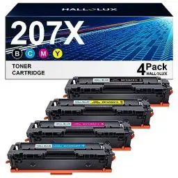 Produktbild: Toner Multipack 207X 207A Kompatibel für HP Toner 207A 207X W2210X für HP Color Laserjet Pro MFP M283fdw M255dw M282nw M283fdn M255nw W2210X W2211X W2212X W2213X Toner （Schwarz Cyan Gelb Magenta）