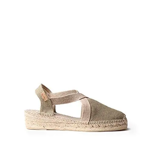 Produktbild: Toni Pons Damen-Espadrille aus Baumwollstoff - Verdi-V - Khaki, 37 EU