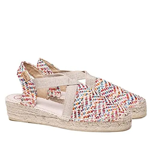 Produktbild: Toni Pons Mehrfarbige Bast-Espadrilles für Damen - Vera - Multi, 38 EU