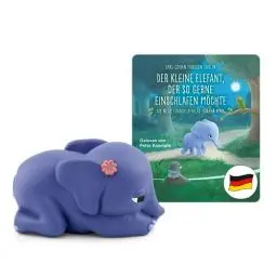 Produktbild: tonies Hörfiguren für Toniebox, Der kleine Elefant, der so gerne einschlafen möchte, Hörbuch mit Musik für Kinder ab 3 Jahren, Spielzeit ca. 34 Minuten
