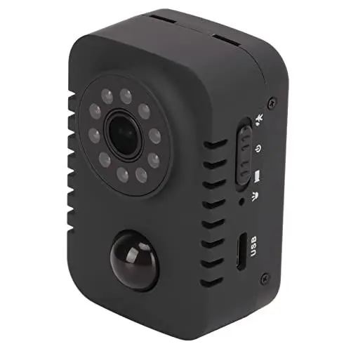 Produktbild: Tonysa MD29 Kamera, Ego Perspektive , 1080P HD Handkamera, Weitwinkel Infrarot PIR Kamera, mit Rückenclip Design, 1200 mAh Akku, Automatische Nachtsicht