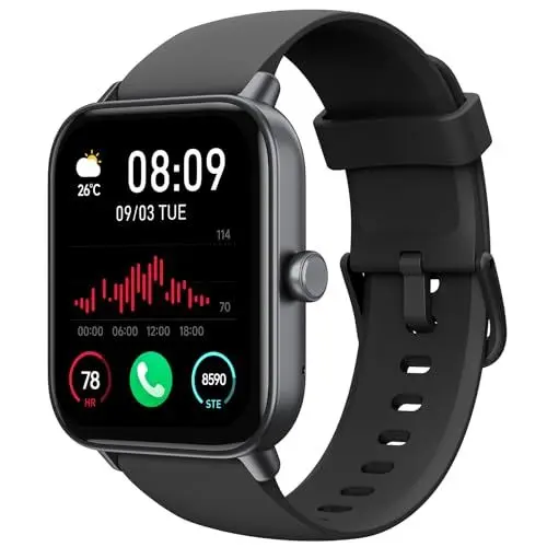 Produktbild: TOOBUR Smartwatch Herren Damen mit Alexa und Telefonfunktion, 1,8