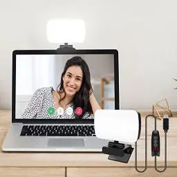 Produktbild: Toocking Videokonferenz Licht,Beleuchtungsset mit 3 Lichtmodi und Stufenloser Dimmung,für Videokonferenz,Make-up,Live-Übertragung,Fernarbeit,Online-Meetings und Laptop Videokonferenzen