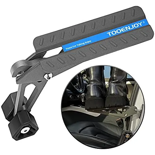 Produktbild: TOOENJOY Auto Pedal Türstufe, klappbarer Auto Türpedal, hilft beim Autowaschen, einfacher Zugang zum Dach,unentbehrliches Zubehör für meisten Autos, SUVs, LKWs(Grau)