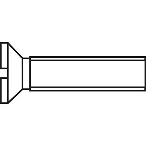 Produktbild: TOOLCRAFT M2,5 * 16 D963-4.8:A2K 194824 Senkschrauben M2.5 16mm Schlitz DIN 963 Stahl verzinkt 100St.
