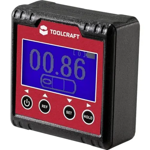 Produktbild: TOOLCRAFT TO-6547356 Digitaler Winkelmesser 360 °