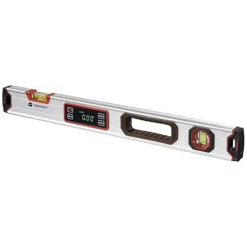 Produktbild: TOOLCRAFT TO-9469539 Digitale Wasserwaage mit Magnet 600 mm 360 ° 1.0 mm/m