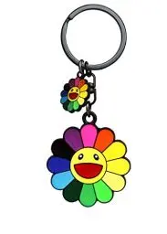 Produktbild: TOOLIN Schlüsselanhänger Smile charms Anhänger für Carkey, Brieftaschenanhänger, Smile Flower Accessoires für Damen Kinder