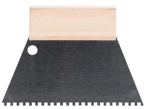 Produktbild: Toolland Zahnspachtel, Rechteckzahnung 4 x 4, 180 mm