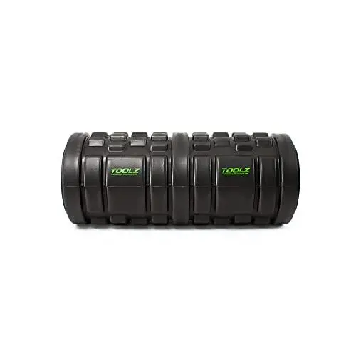 Produktbild: TOOLZ Massage Rolle mit Fach – Faszienrolle für das Workout oder zur Entspannung – Fitnessrolle für Rücken & Beine