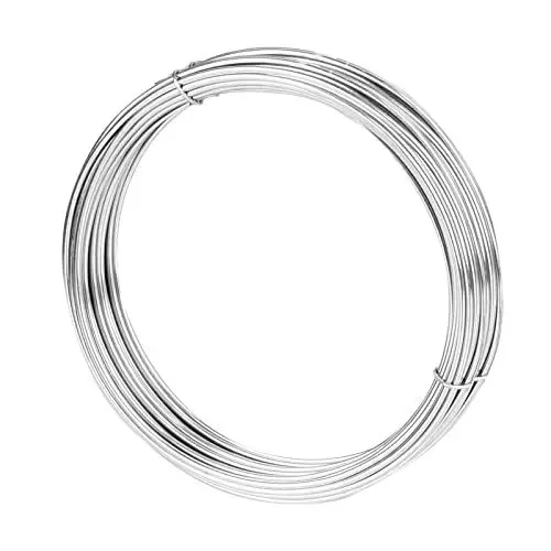 Produktbild: TooTaci Edelstahldraht,1,5 mm Modellierdraht biegbares Handwerk Silber Edelstahldraht, Silber Basteldraht für DIY Kunstherstellung,Drahtskulpturen,Modellieren von Schmuckteilen…