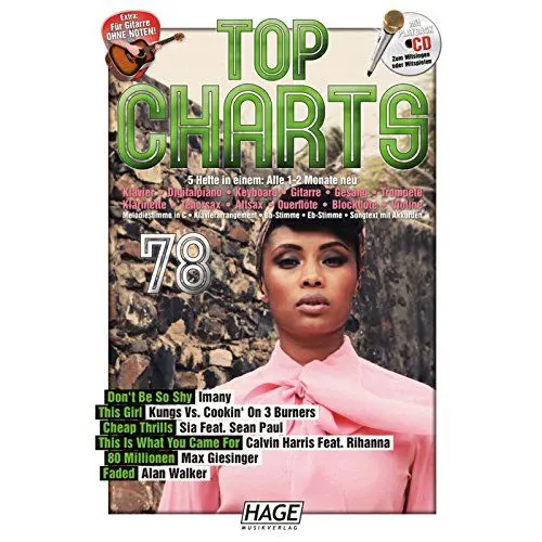 Produktbild: Top Charts 78 mit CD: Die aktuellsten Hits der erfolgreichsten Stars und das Beste aus den Charts!