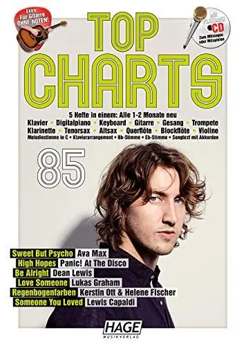 Produktbild: Top Charts 85 (mit CD): Die aktuellsten Hits der erfolgreichsten Stars und das Beste aus den Charts!