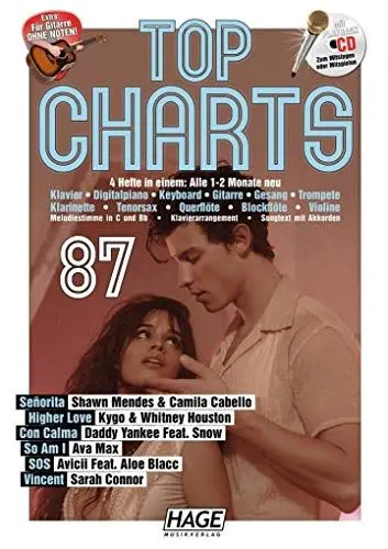 Produktbild: Top Charts 87 (mit CD): Die aktuellsten Hits der erfolgreichsten Stars und das Beste aus den Charts!