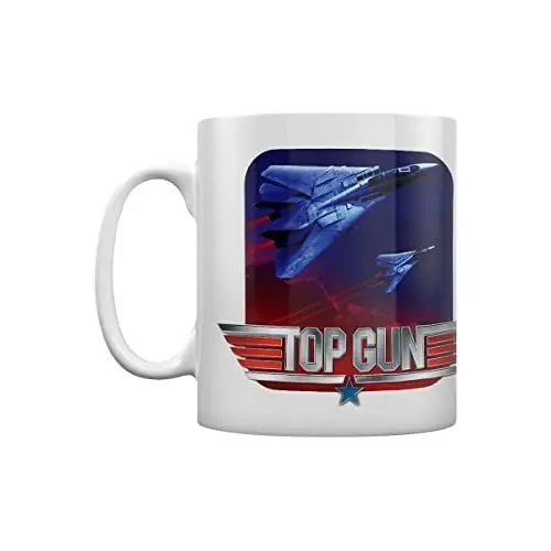 Produktbild: Top Gun MG25884 Keramiktasse (11 oz) / 315 ml (Fighter Jets), Keramik, hell