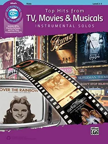 Produktbild: Top Hits from TV, Movies & Musicals Instrumental Solos - Viola (incl. CD): Instrumental Solos for Strings (Top Hits Instrumental Solos)