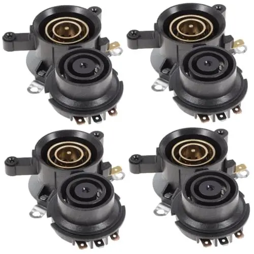 Produktbild: TOPBATHY 16 Sätze Wasserkocher Thermostat Elektrische Wasserkocher Teile Temperaturkontrollkoppler Austausch Des Wasserkochersockels Controller-zubehör Ersatzteile Für Geräte Nasengel Abs