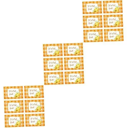 Produktbild: TOPBATHY 18 STK Thanksgiving-Tischsets küchendeko küche Dekoration Herbst-Kürbis-Dekor dekorative Tischdecke Hitze Ornament herbstdeko wärmeisolierte Matte Platzdeckchen Halloween schmücken