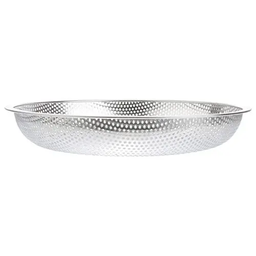 Produktbild: TOPBATHY 1Stk Abtropfschale dämpfeinsatz für töpfe Dampftablett topf einlegerost chinesische lebensmittel Nudelsieb teigschüssel Grill Rinnenboard Dampfkorb Gemüse Knödel Rostfreier Stahl