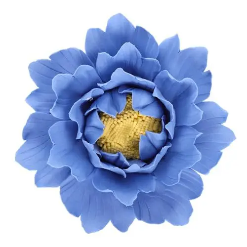 Produktbild: TOPBATHY 1Stk Pfingstrose Wanddekoration wandverkleidung wand polsterung blumen schlafzimmer wandskulpturen türschild Metall Wandbehang Sonnenblume Applikationen Baby Anhänger Keramik
