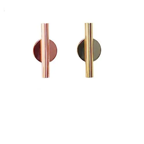 Produktbild: TOPBATHY Metallvase Für Getrocknete Blumen Wandmontierte Blumenhalter Blumenröhre Als Dekoration Für Zuhause Und Hochzeit Roségold