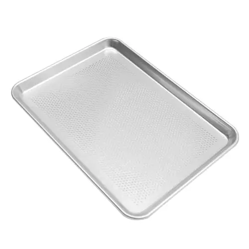 Produktbild: TOPBATHY 1Stk perforierte Backformen Muffinform Serviertablett für Speisen backen Pizzateller Bratpfanne pfannensets aufläufe Kuchenform Speiseteller Speicherplatte Aluminiumlegierung
