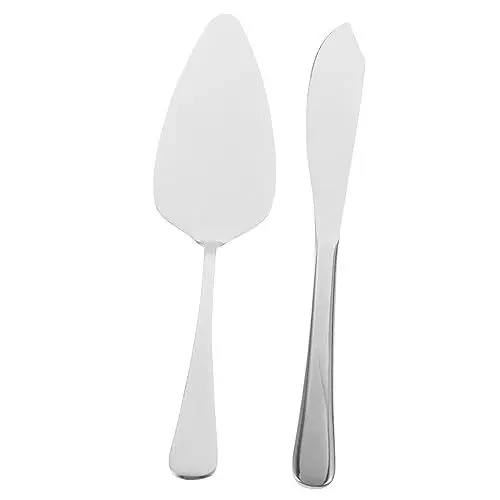 Produktbild: TOPBATHY 1satz Tortenheber Und Kuchenschneider Für Hochzeiten Hochwertiges Cake Cutter Set Mit Kristallgriff Für Feiern Und Backwaren