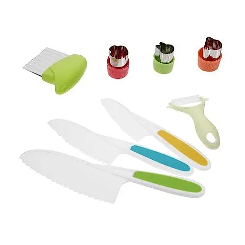 Produktbild: TOPBATHY 1 Satz Kleiner Obstschneider küchenspielzeug für Kinder Kitchen Toys for küche zubehör für Kinder sparschäler Brotschneider Obst- und Gemüseschneider Plastik
