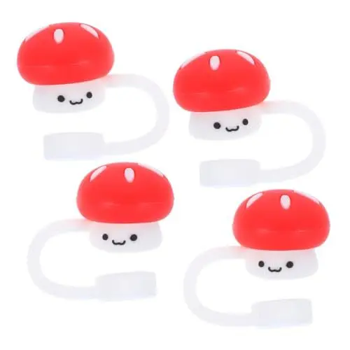 Produktbild: TOPBATHY Charm 4 Stück Wiederverwendbare Kappen Lebendiges Pilz-design Für Die Von Jungen Und Mädchen