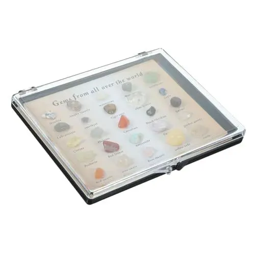 Produktbild: TOPBATHY 1 Satz Mineralproben Gesetzt Fluorit-steine Ornament Edelsteine ​​und Kristalle Desktop-stein Kleiner Unregelmäßiger Stein Felsen Polierte Steine Valentinsschmuck Naturstein