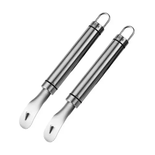 Produktbild: TOPBATHY 1 Satz Orangenschäler Schäler Für Die Küche Schälwerkzeuge Für Die Küche Werkzeug Zum Schälen Von Zitrusfrüchten Obstschäler Für Zu Hause Zitrusschäler Silver Rostfreier Stahl 2st