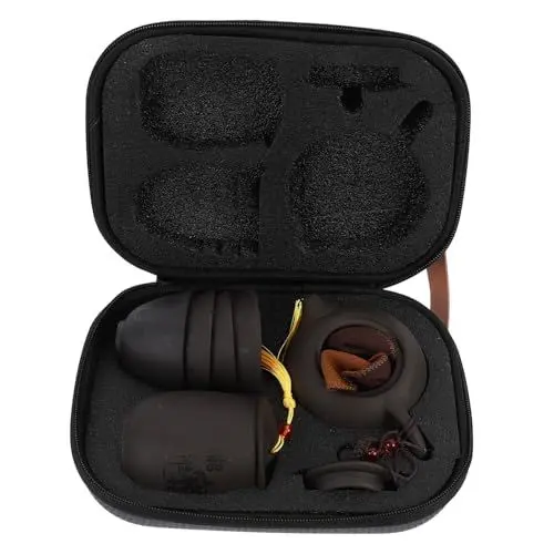 Produktbild: TOPBATHY Einzigartiges Vintage-teeset Mit Tasche Reiseteekanne Tee-Ei Für Teeliebhaber