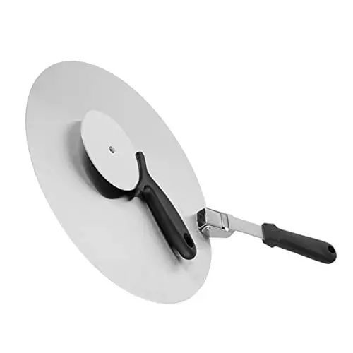 Produktbild: TOPBATHY 1 Set Ausstecher Pizzaschaufel Aus Edelstahl Pizzaspatel Aus Edelstahl Pizzaschaufel Pizzaschieber Aus Metall Pizzaspatel Aus Metall Pizzaschieber Aus Edelstahl