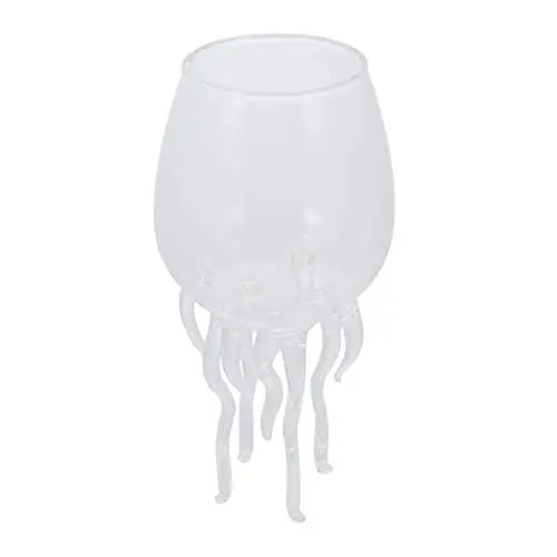 Produktbild: TOPBATHY Cocktailgläser Octopus Acaleph Glasbecher Wein Mojito Party Trink Pokal Transparent
