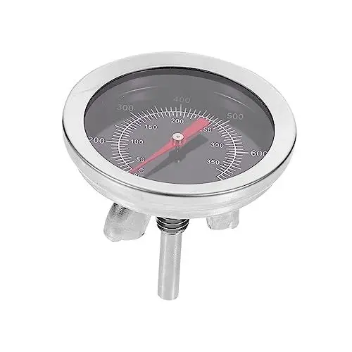 Produktbild: TOPBATHY 1 X Edelstahl-ofenthermometer Bimetallisches Kochthermometer Genaue Erkennung Von 100 °f Bis 700 °f Für Familiengrillen