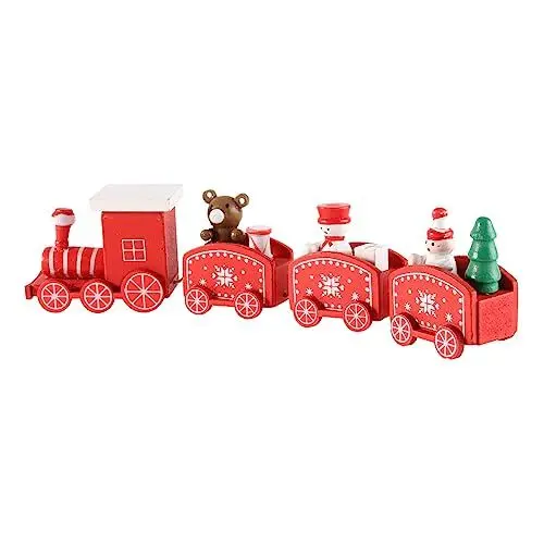 Produktbild: TOPBATHY 1 Stück Zug Kuchen Dekoration Niedlicher Weihnachtszug Cake Topper für Party und Festlichkeiten Kreative Zug aus Tischdekoration