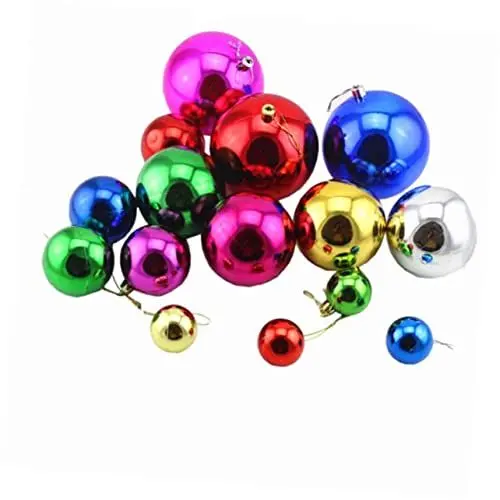 Produktbild: TOPBATHY 24st Weihnachtskugelkranz Dekorationen Für Hochzeitszeremonien Weihnachtskugeln Als Ornamente Hochzeitsdekoration Hängender Ball des Winterbaums Weihnachtsbaum Baumschmuck