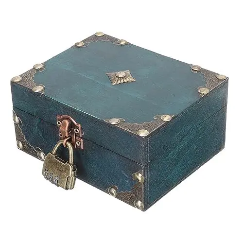 Produktbild: TOPBATHY 2Er-Box für Ohrringe Moisennette-Schmuck Schmuckbehälter Schmuckhalter Schmuckbox schmuck display Retro-Schmucketui für Armbänder Legierung