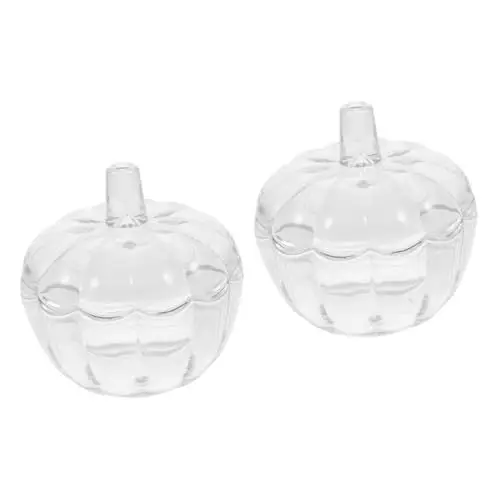 Produktbild: TOPBATHY 2St Einmachglas Süßigkeitenglas hygekeep stauboxen Snackbehälter Mehlglas Glas Bonbonhalter Glas Schüttgut Krug kleine Aufbewahrungsbox kleines Glasgefäß Aufbewahrungskiste