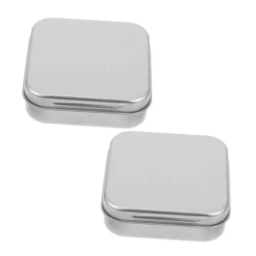 Produktbild: TOPBATHY Bonbonschachteln Blechdosen Schmuckschatulle Aus Metall Deckel Kleiner Metallbehälter Tragbare Und Übersichtliche Aufbewahrungsbox