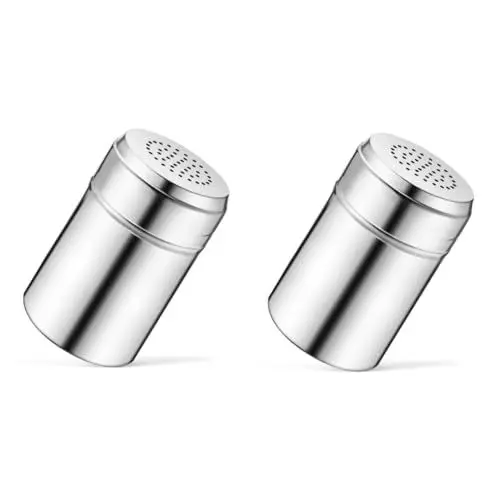 Produktbild: TOPBATHY 2stücke Gewürzflasche Mit Ausgießlöchern Praktischer Streuer Für Pfeffer Und Gewürze Für Küche Grill Und Picknick Einfache Handhabung Und Nachfüllbar
