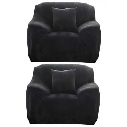 Produktbild: TOPBATHY 2St Sofa-Schonbezug sofabezug elastisches Tape Sofa schutzdecken Couch ueberzug sofaschutzdecke coutschüberzug Couchbezug Stuhlhussen Stuhl+Bezüge Sofabezüge Stuhlbezug Sofa-Schutz