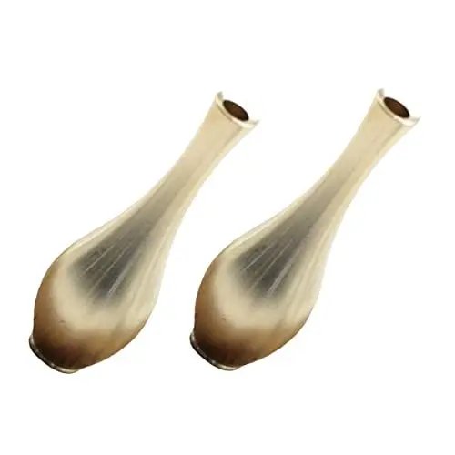 Produktbild: TOPBATHY 2stücke Goldene Mini Vasen Aus Reinem Messing Moderne Tischvase Für Hochzeiten Und Dekoration Elegante Kleine Blumentöpfe Für Wohnräume Und Veranstaltungen