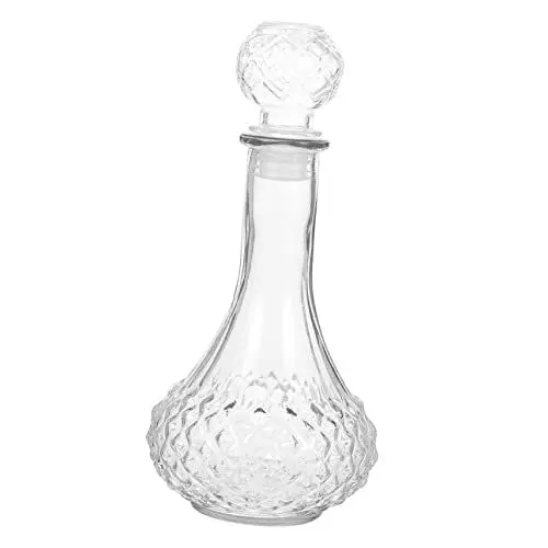 Produktbild: TOPBATHY 2St Wein verpackungs flasche lagercontainer vorratsbehälter -Whisky-Flasche Weindekanter aus Kristall Dekor Weingläser kreative Whiskyflasche praktischer Weindekanter Glas