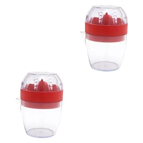 Produktbild: TOPBATHY 2St Zitronenpresse Zitruspresse Handentsafter Küchenhelfer hand entsafter maschine manuelle Entsafter manuelle Fruchtpresse Japanischer Stil Orange Entsafter Tasse