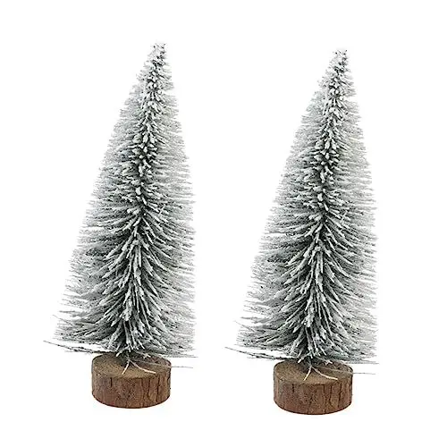 Produktbild: TOPBATHY 2St weihnachtliches dekoratives Accessoire Weihnachtsbaum Desktop- Urlaub Baumschmuck Ornament Weihnachtsdekorationen Christbaumschmuck Weihnachten Zubehör