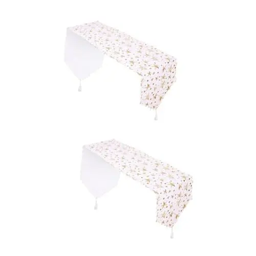 Produktbild: TOPBATHY 2 STK Bronzefarbene Tischfahne mit fünfzackigen Sternen Tischdecken Desk pad starw Cup-Riemen Zubehör für den Partytisch Tischsets Tischdecke für den Haushalt tischdecke Dekoration