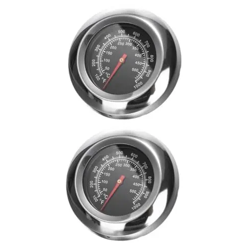 Produktbild: TOPBATHY 2 Stk Bimetall-thermometer Ofenthermometer Digitale Temperaturanzeige Grill Temperaturfühler Kochsonde Für Die Küche Süßigkeiten-thermometer Küchenthermometer Mikroofen Glas
