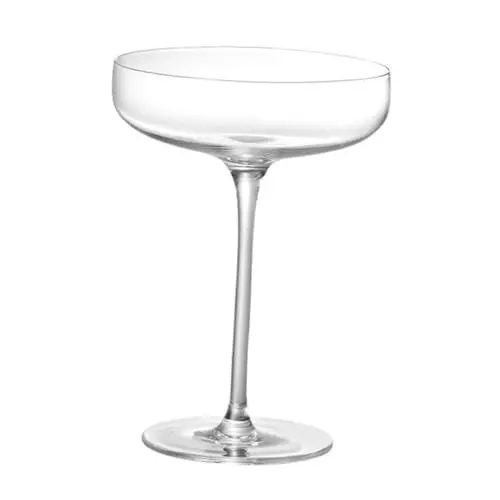 Produktbild: TOPBATHY 2 Stk Glas Weingläser Glasbecher kristallglas Partyzubehör Mojito Weinflöte Getränke Whisky-Gläser Sektglas Kelch Kaffee Container Margarita-Tasse Weinglas Champagnerglas